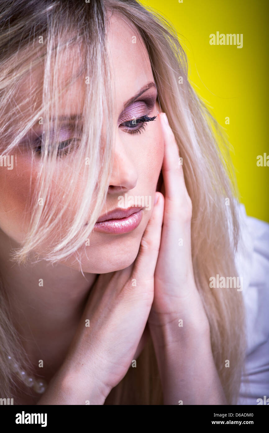 portrait of a young woman Stock Photo
