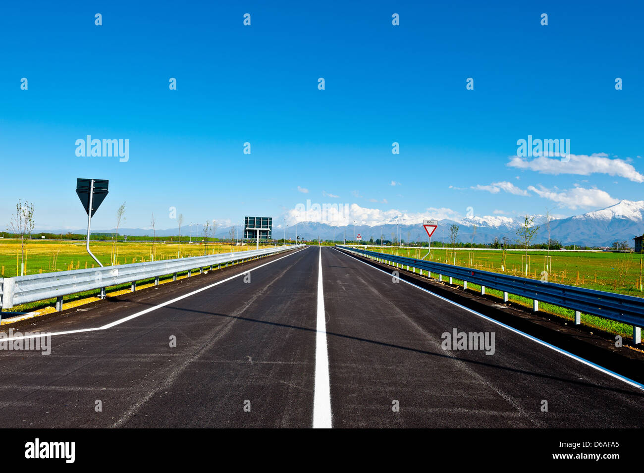 Modern Highway Stock Photo