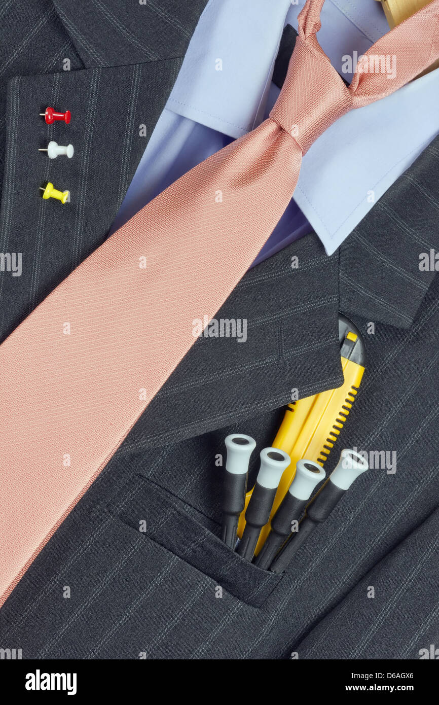 clothing of  master intellectual man Stock Photo