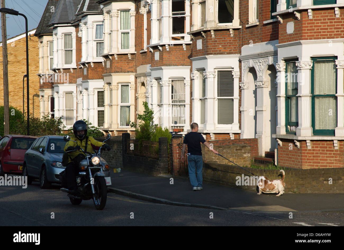 London, United Kingdom, townhouses in Hackney Stock Photo Alamy