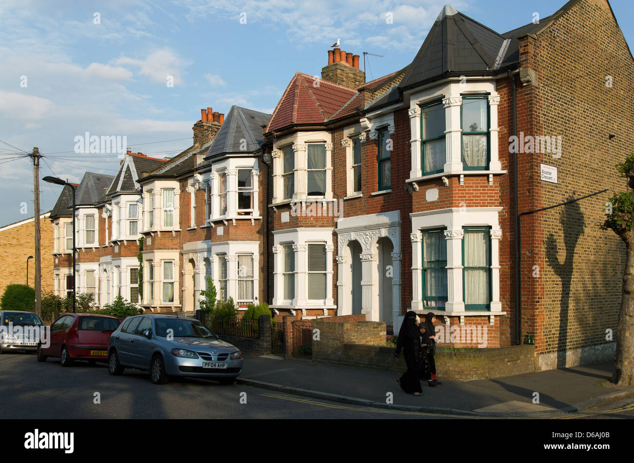London, United Kingdom, townhouses in Hackney Stock Photo Alamy