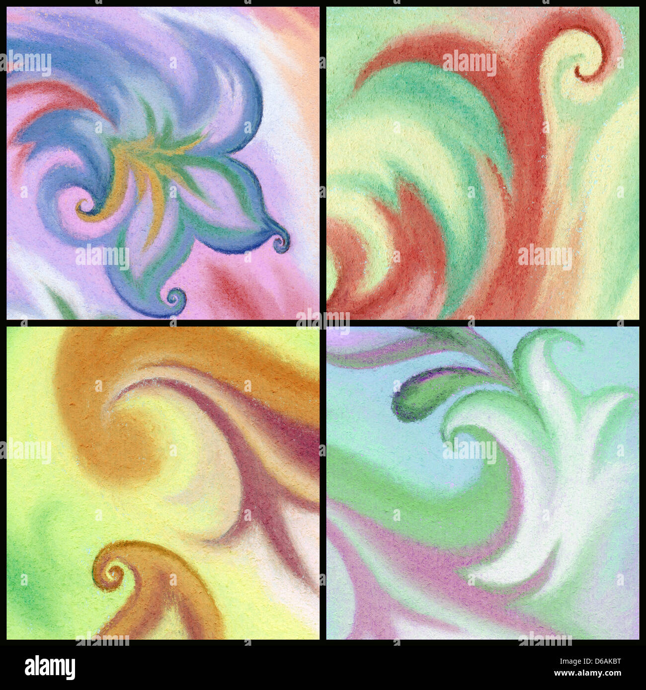 Abstract pictures, pastel Stock Photo Alamy