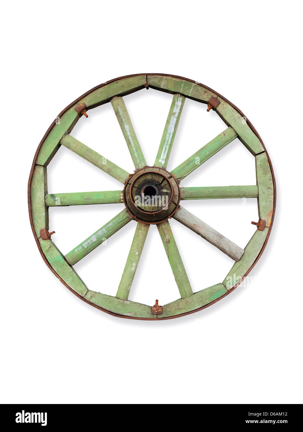 wooden wheel Stock Photo