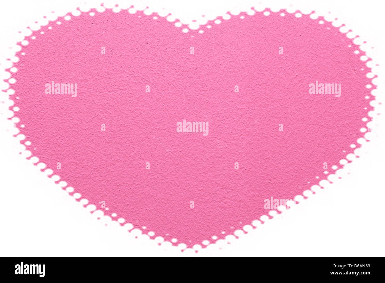 Pink heart isolated on white. Love conceptual. Background wallpapper ...