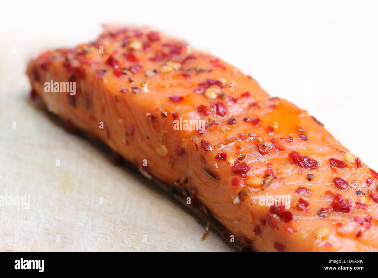 smoked salmon fillet Stock Photo - Alamy