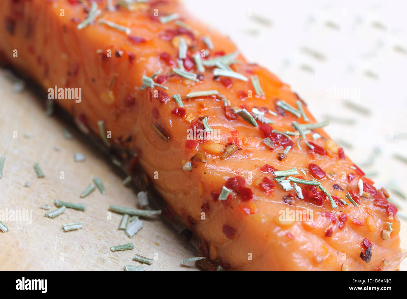 smoked salmon fillet Stock Photo - Alamy