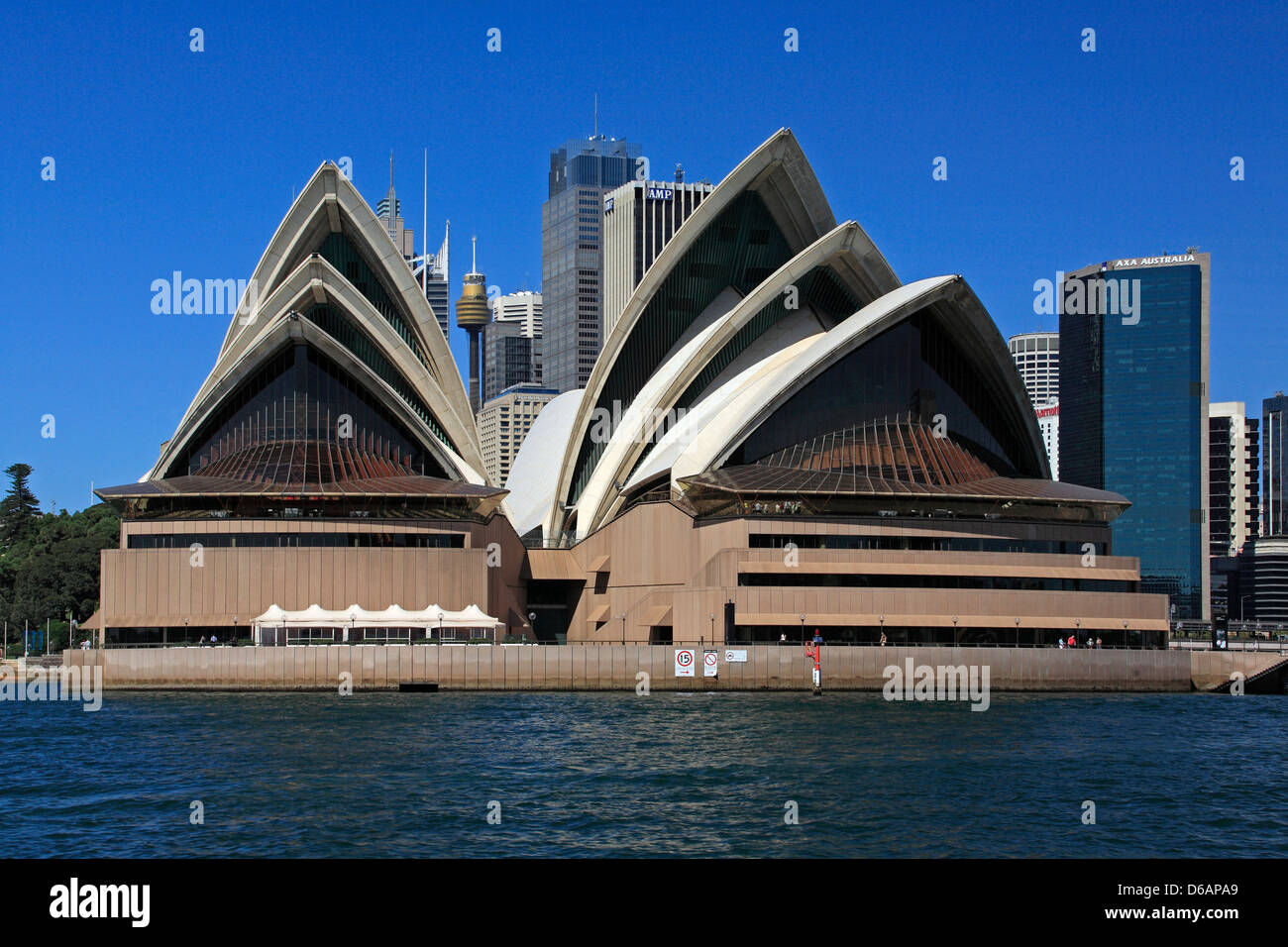Sydney Opera House with Sydney Tower and skyline Stock Photo
