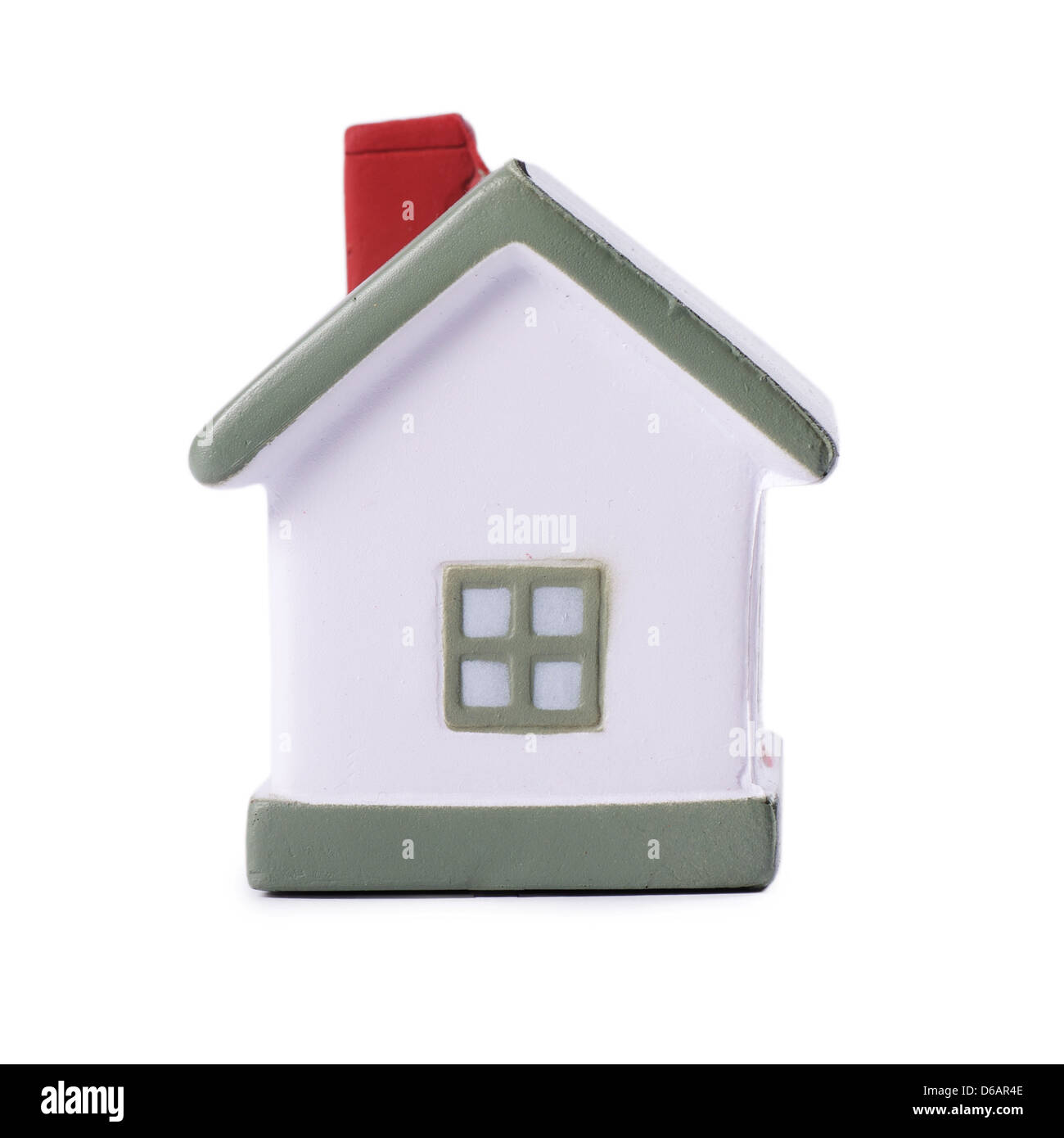 Model house isolated on white background Stock Photo - Alamy