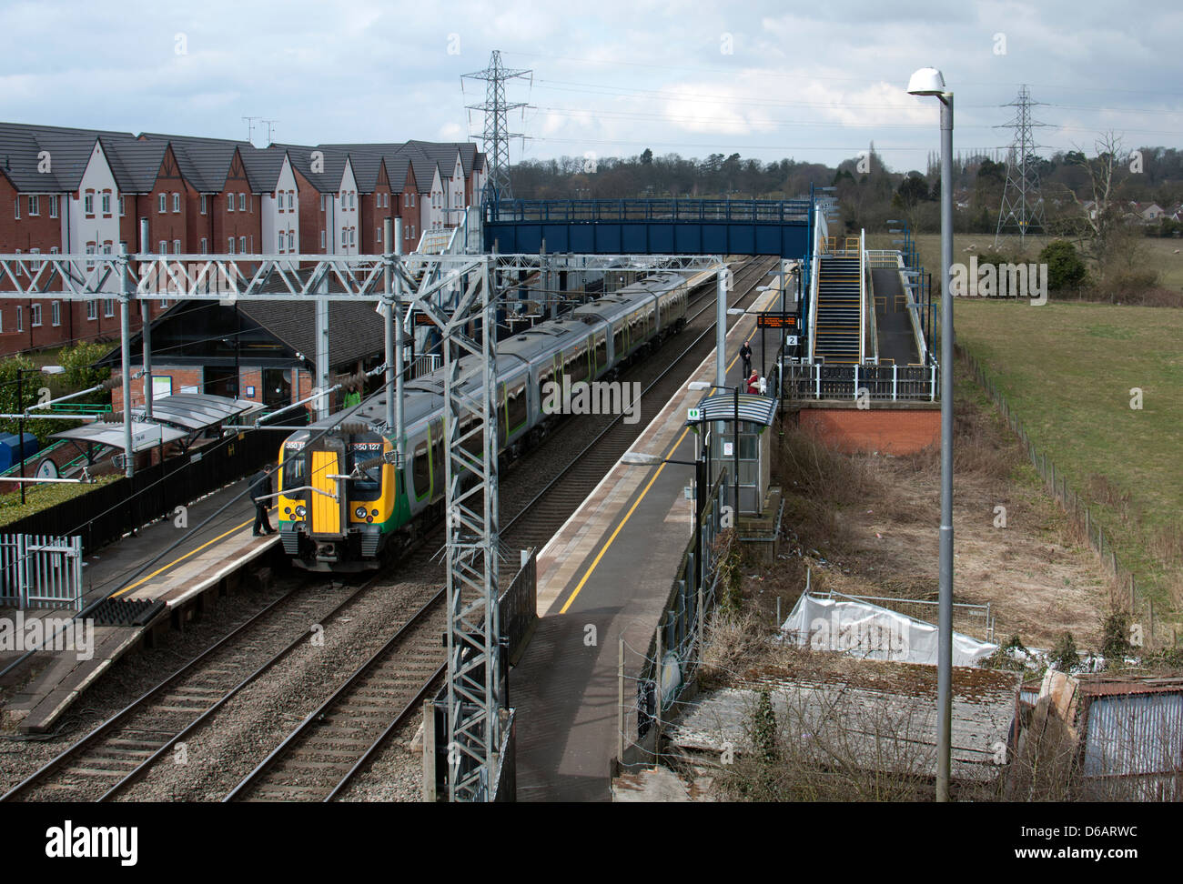 Tile Hill railway station, Coventry, UK Stock Photo