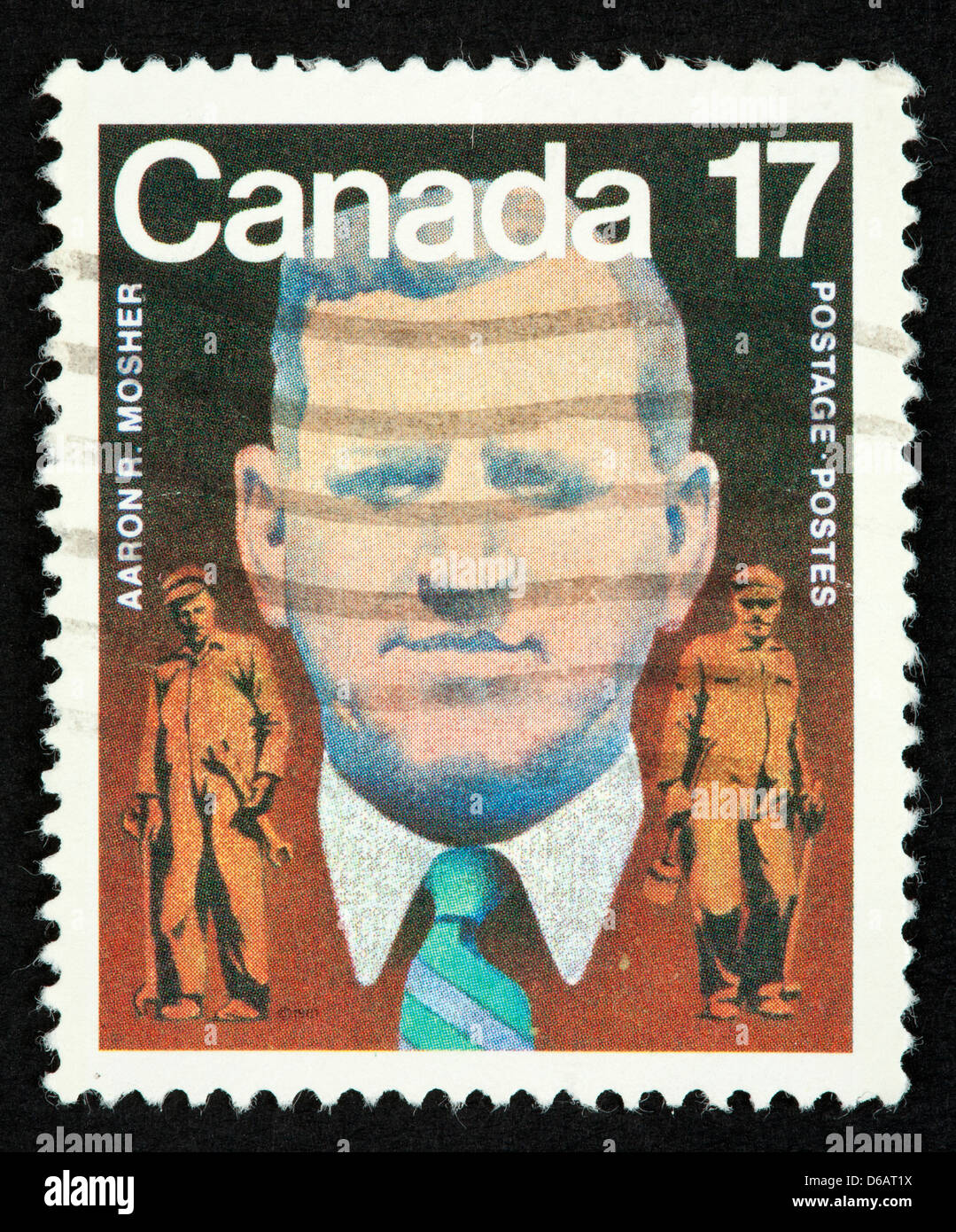 Canadian postage stamp Stock Photo Alamy
