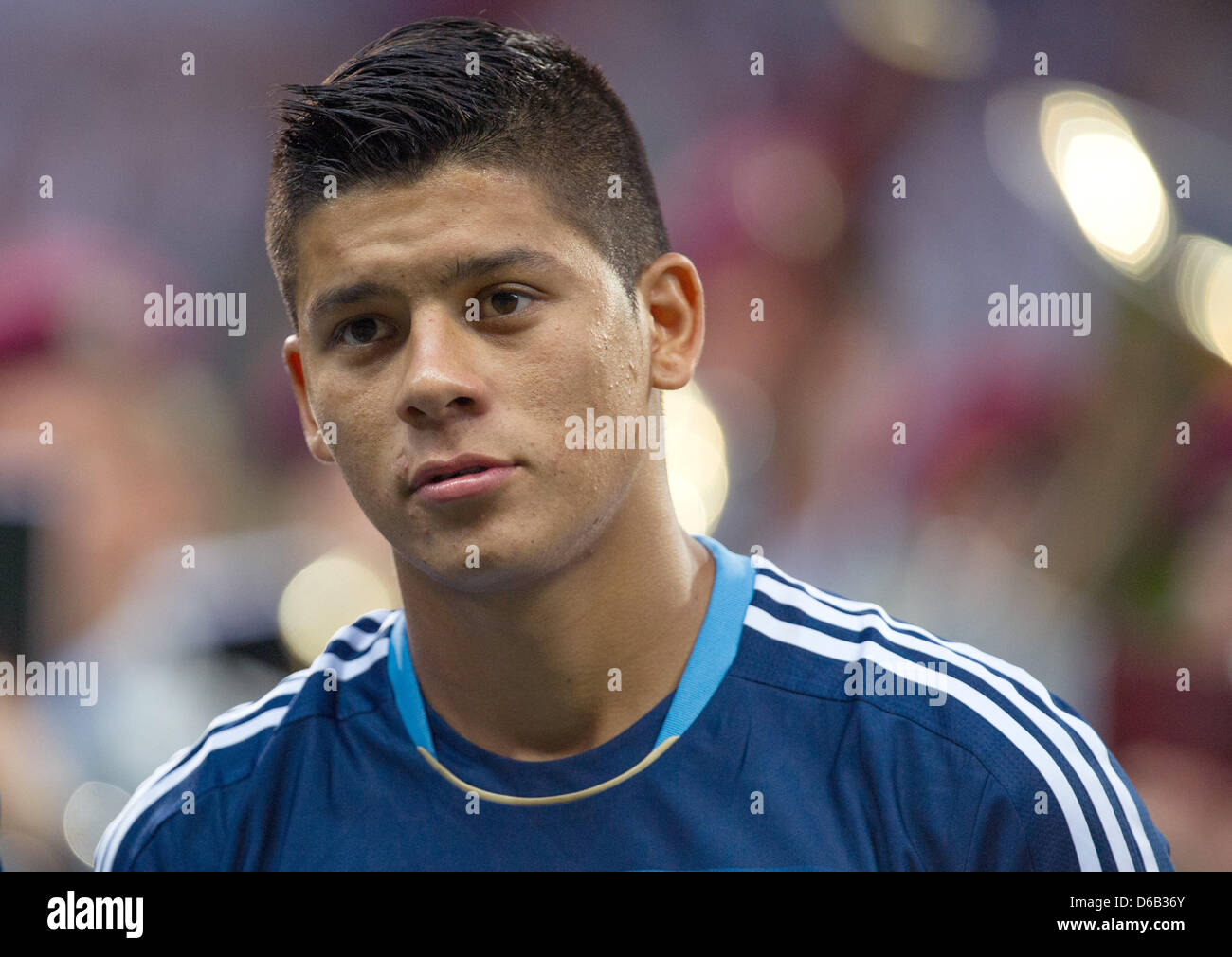 Argentina's Marcos Rojo during the friendly soccer match Germany against Argentina at the Commerzbank-Arena in Frankfurt/ Main, Germany, 15 August 2012. Photo: Uwe Anspach dpa/lhe Stock Photo