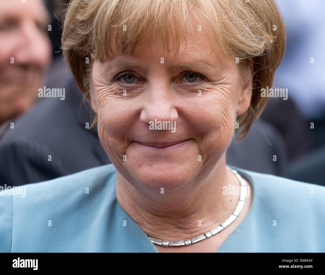 German Chancellor Angela Merkel attends a reception at Dalhousie