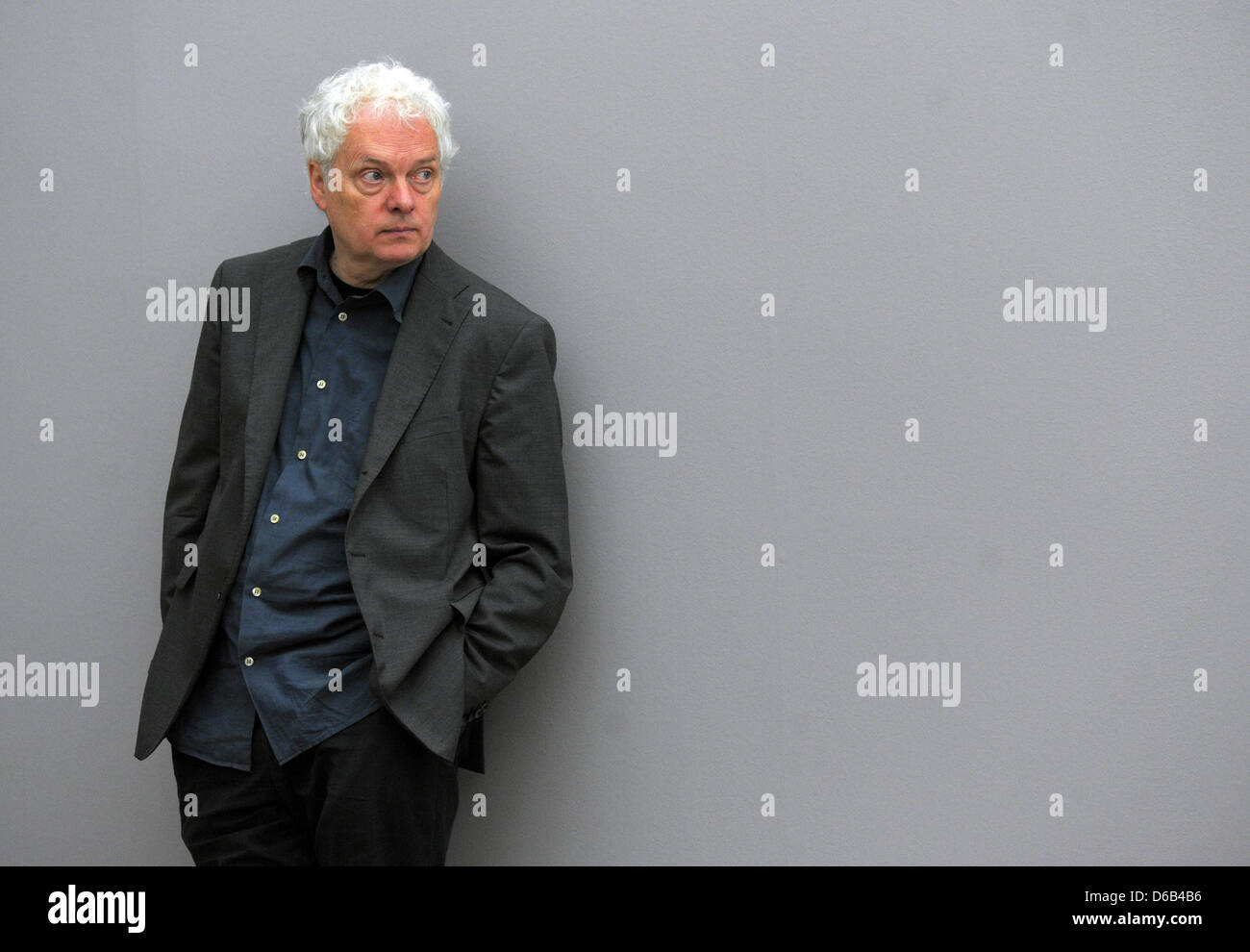 Director of the Ruhrtriennale Heiner Goebbels stands in Museum Folkwang during the Ruhrtriennale in Essen, Germany, 17 August 2012. Photo: CAROLINE SEIDEL Stock Photo