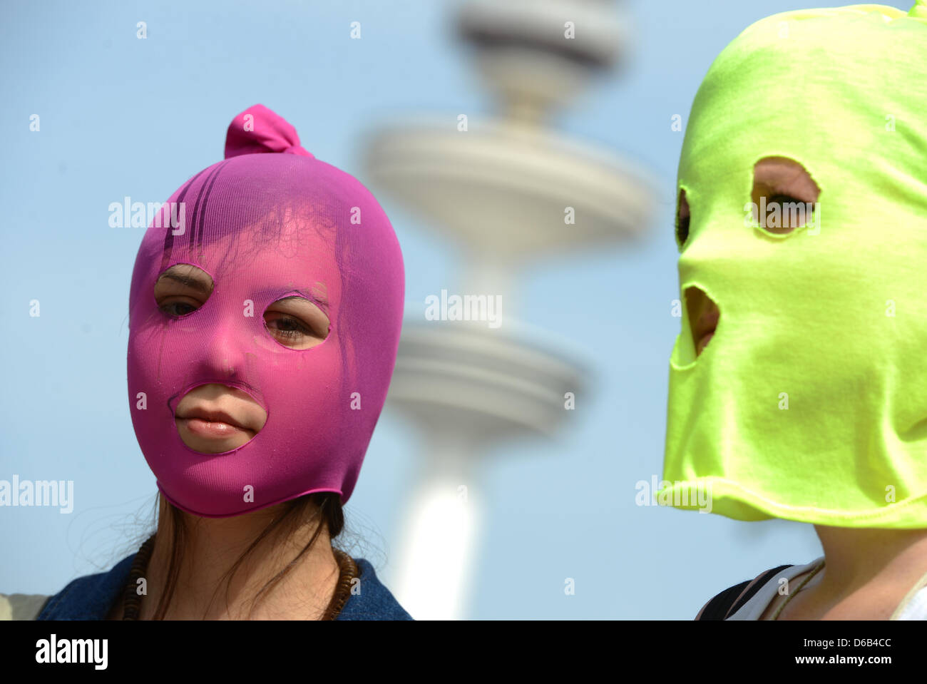 Protesters participate in demonstration of solidarity for the Russian ...