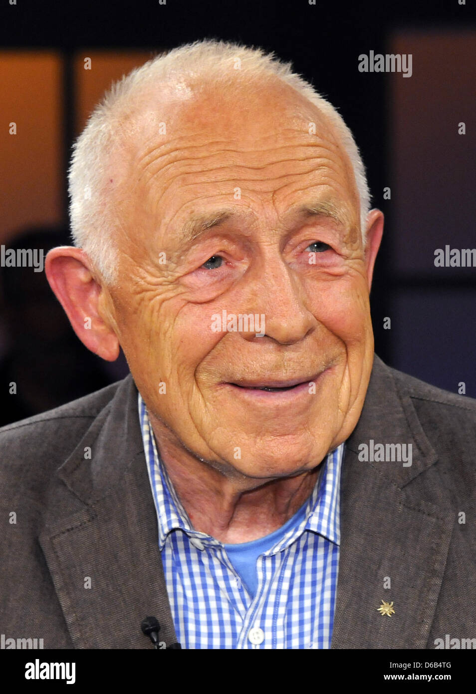 CDU politician Heiner Geissler is guest in the television talkshow 'Koelner Treff', in Cologne ...