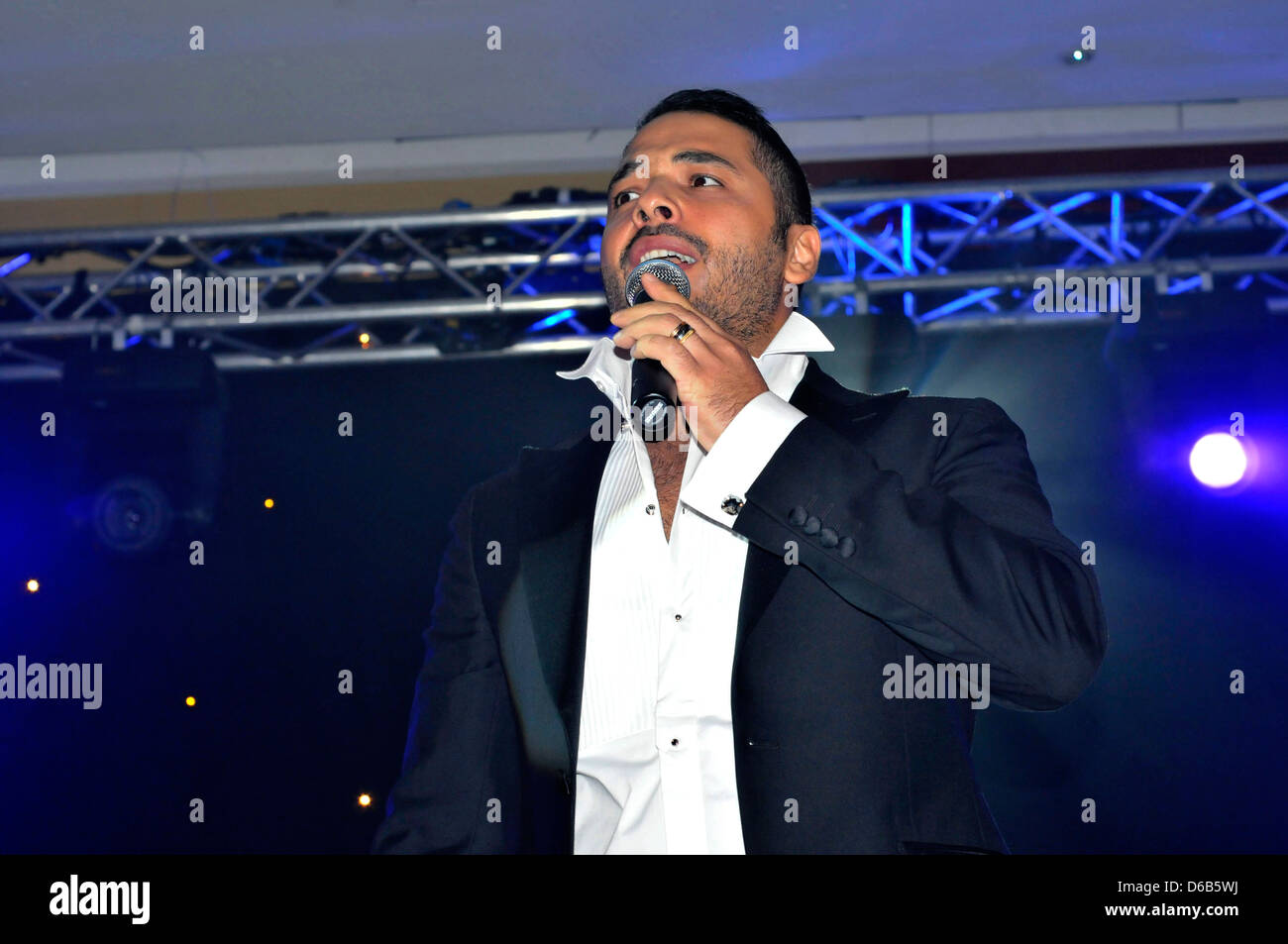 The Lebanese singer Ramy Ayach performs in London, UK Stock Photo