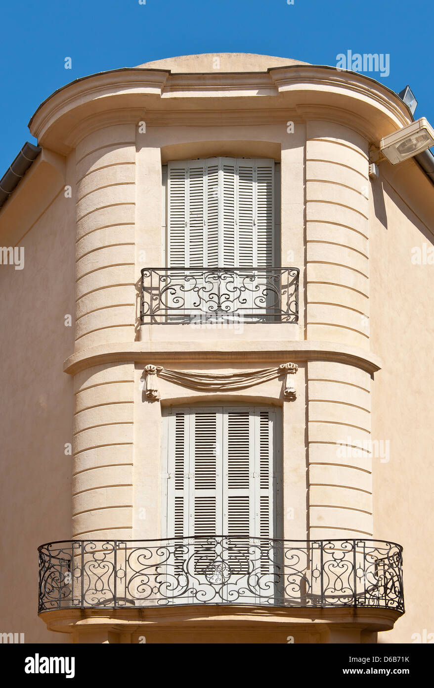 French Windows Stock Photo