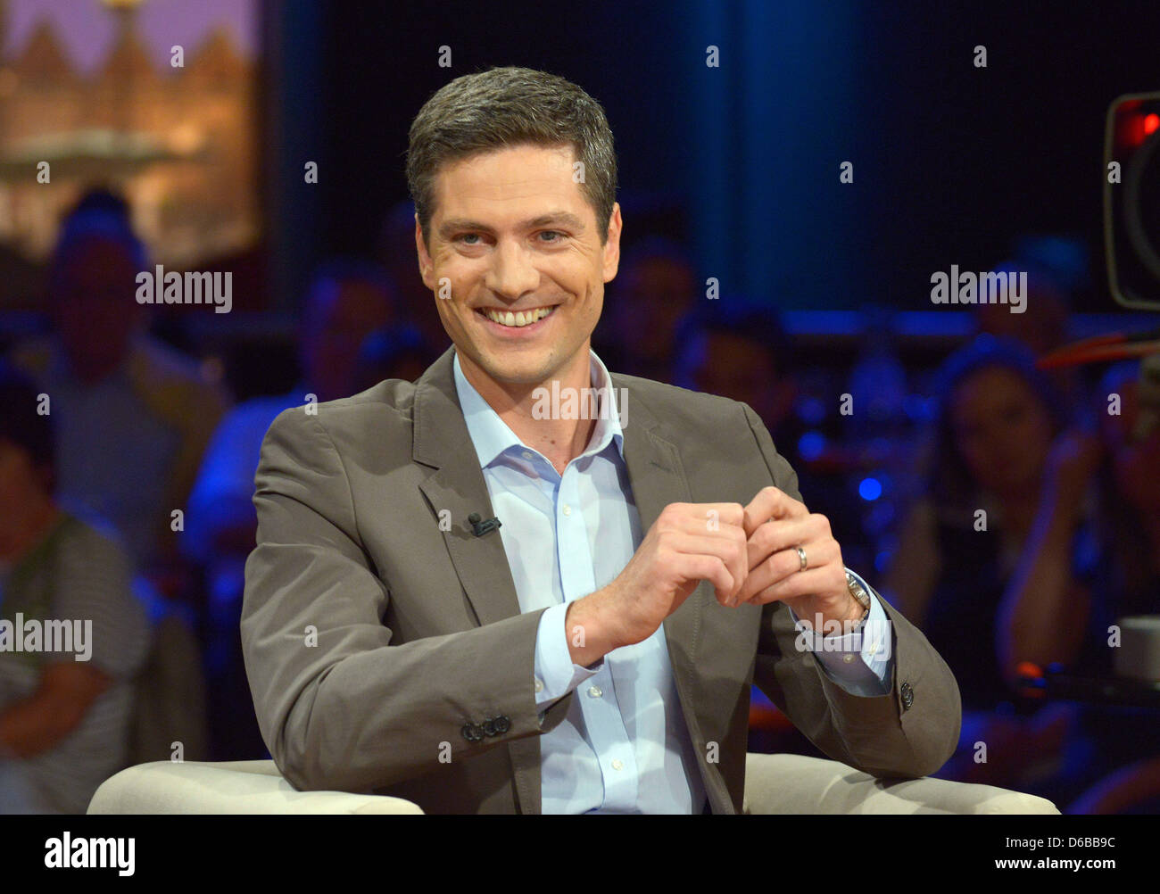 Ingo Zamperoni, TV presenter of the news report 'Tagesthemen' of ...