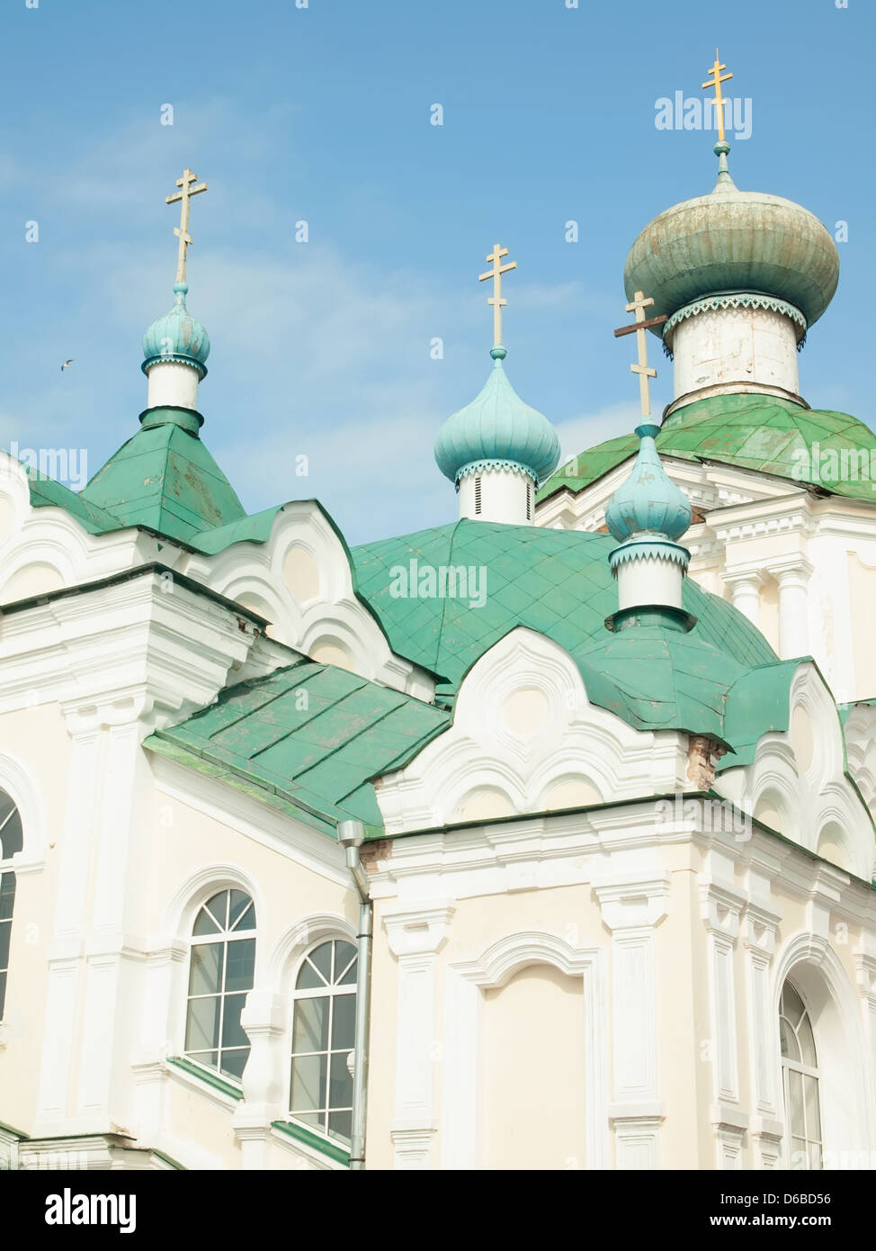 Tikhvin male Monastery, Tikhvin, Russia Stock Photo