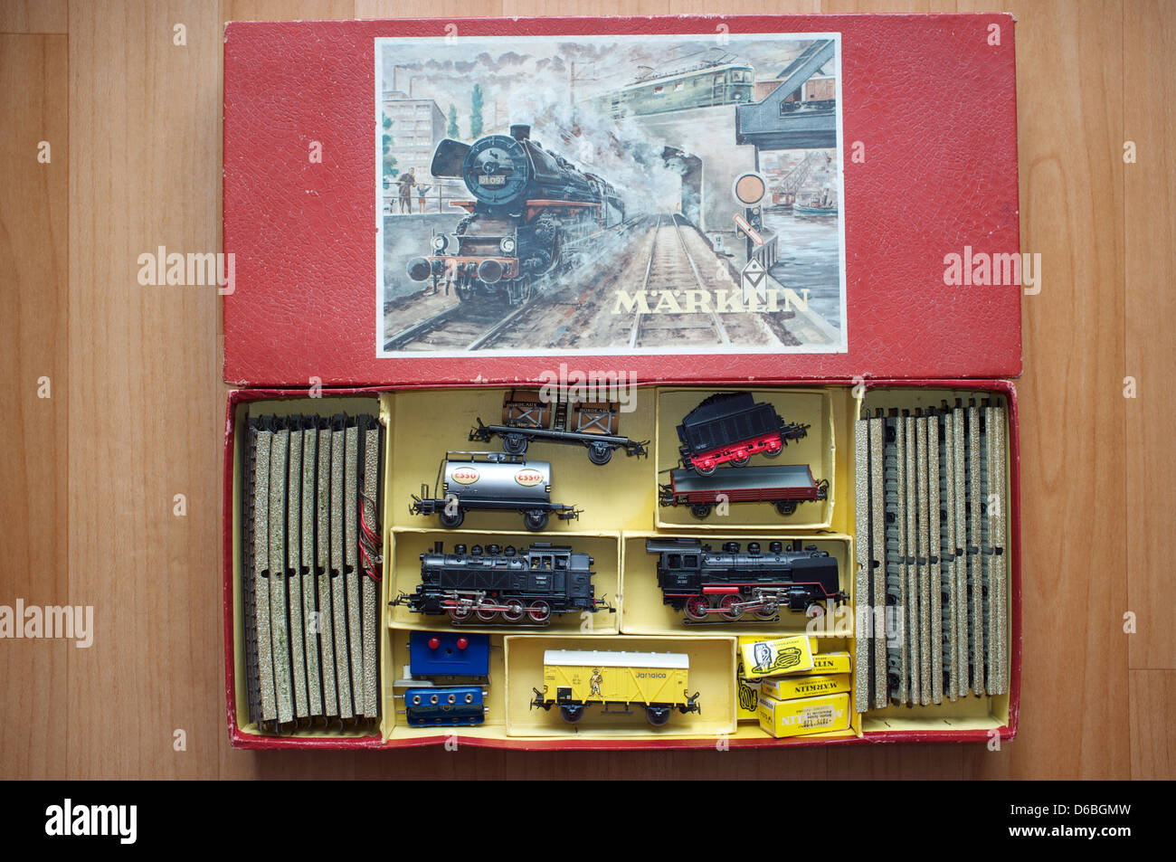 Marklin train set Stock Photo Alamy