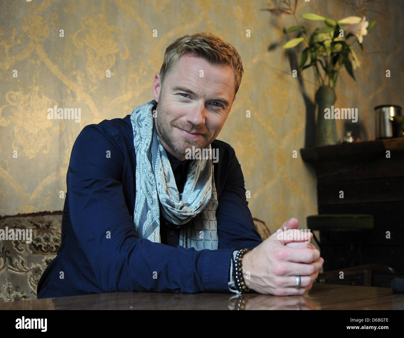Singer Ronan Irish singer Ronan Keating is pictured at a photoshoot in Berlin ...