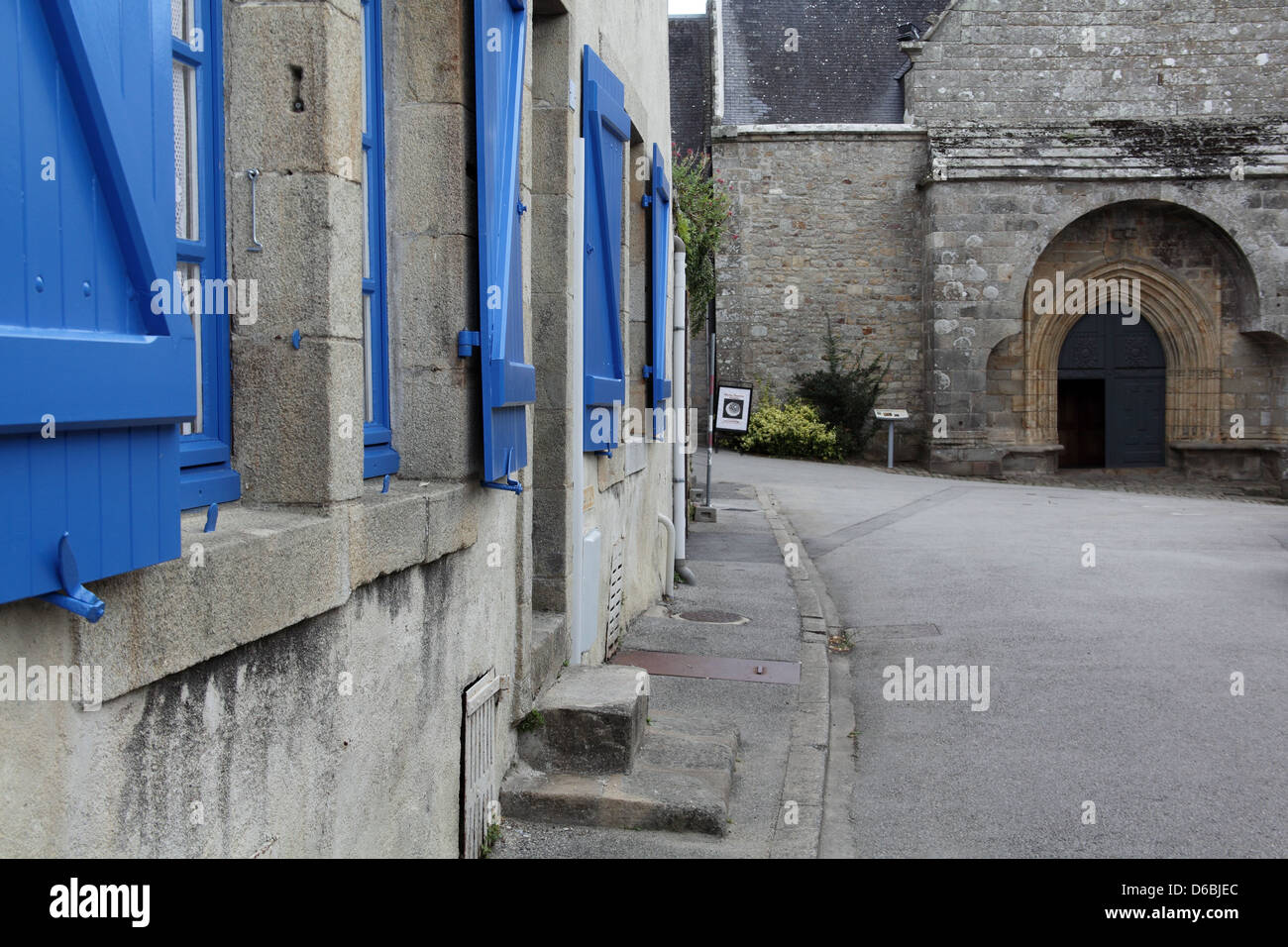 The town of Auray, near the Gulf du Morbihan, Brittany, France