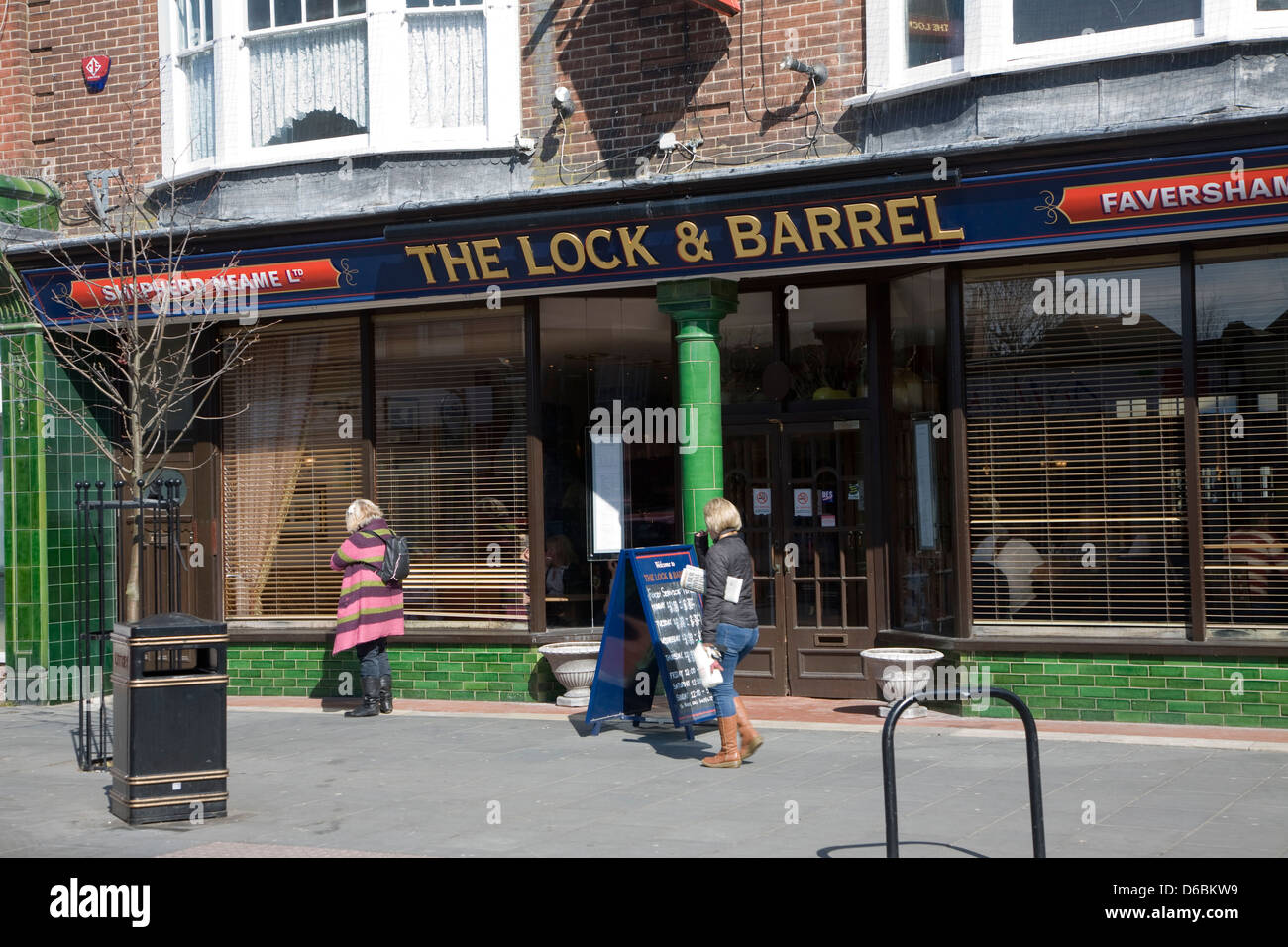 The Lock and Barrel the only pub in Frinton on Sea, Essex, England