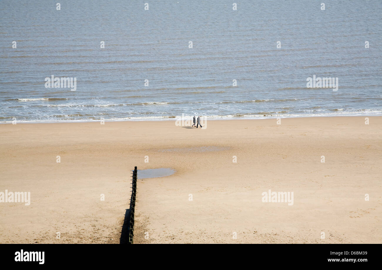 Empty sandy beach sea hi-res stock photography and images - Alamy