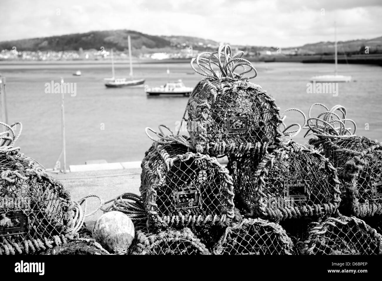 Harbour of conwy Black and White Stock Photos & Images Alamy