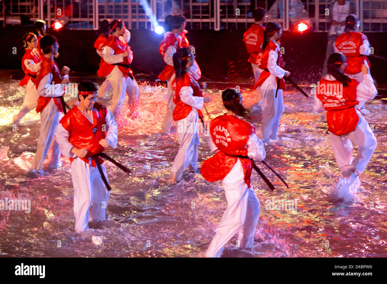 Chingay Game Chingay Festival 2012 in Singapore Stock Photo - Alamy