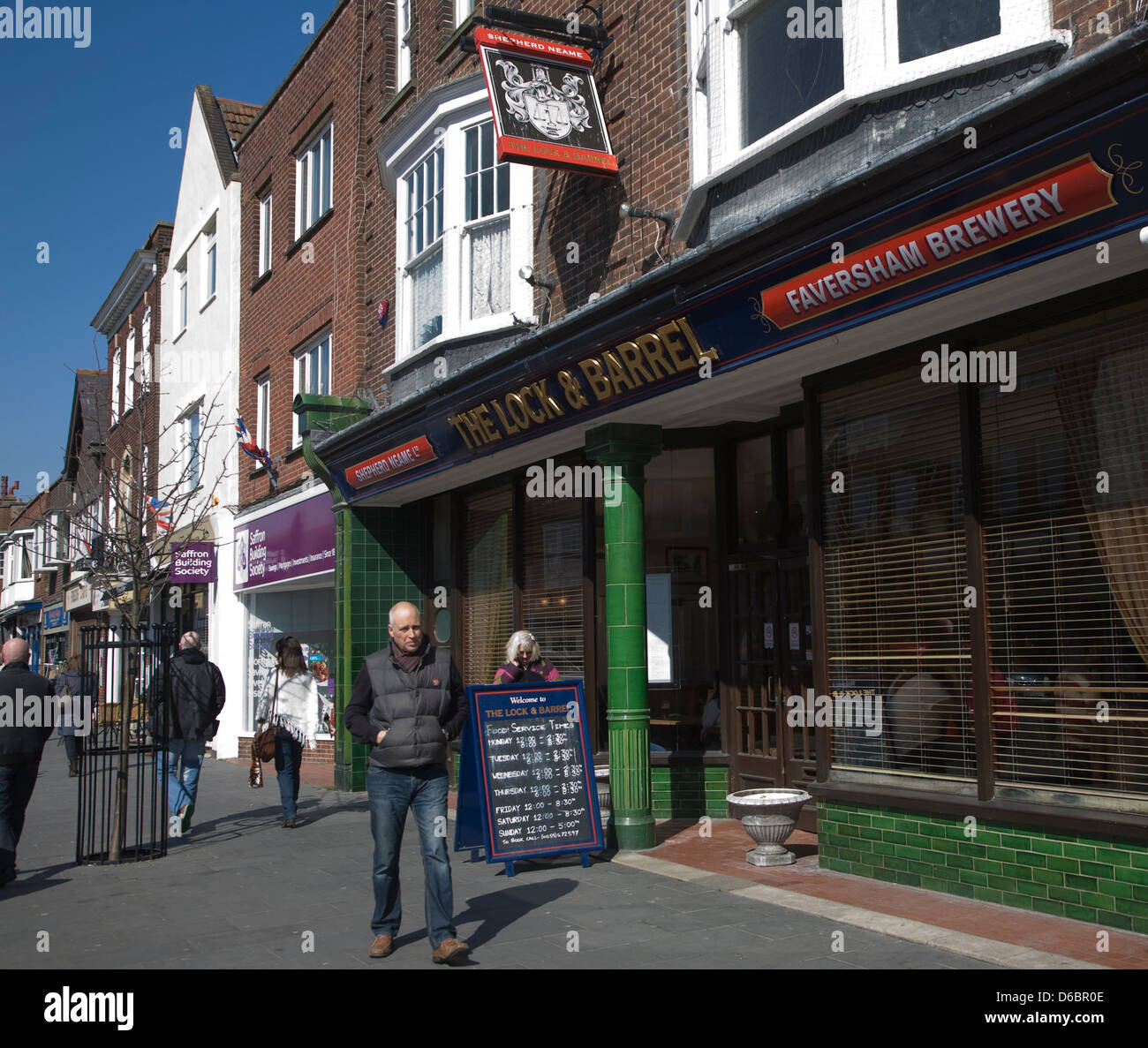 The Lock and Barrel the only pub in Frinton on Sea, Essex, England