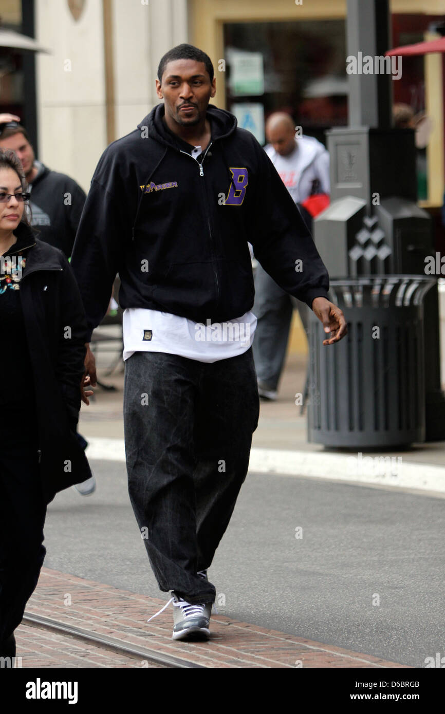 Ron artest los angeles lakers basketball player hi-res stock ...