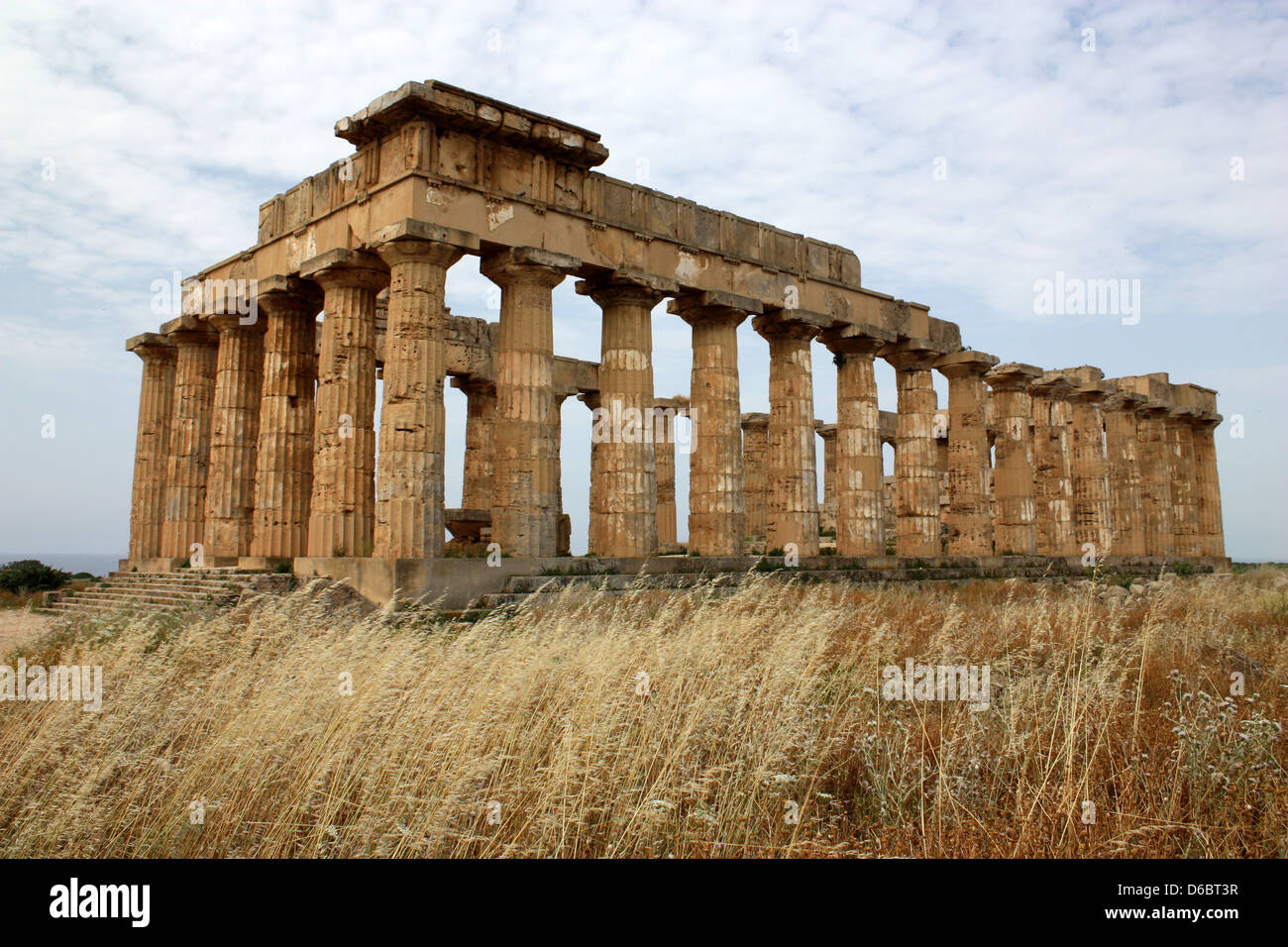Temple of Magna Grecia Stock Photo