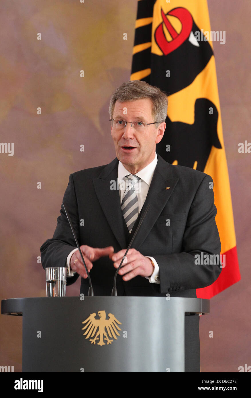 German President Christian Wulff Speaks To The Ambassadors At Bellevue