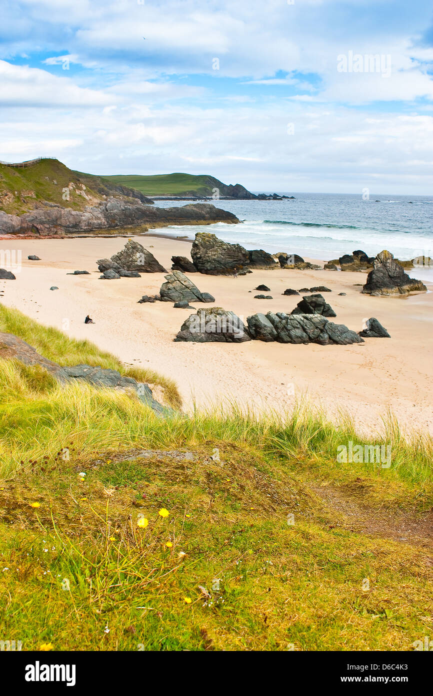 Durness Beach - Scotland Stock Photo