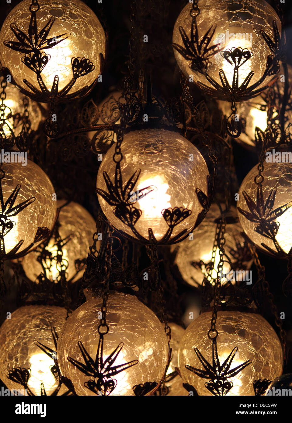 Traditional arabic vibrant lamps hi-res stock photography and images ...