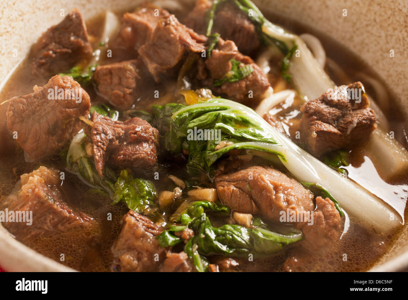 Taiwanese Beef Noodle Soup Stock Photo Alamy