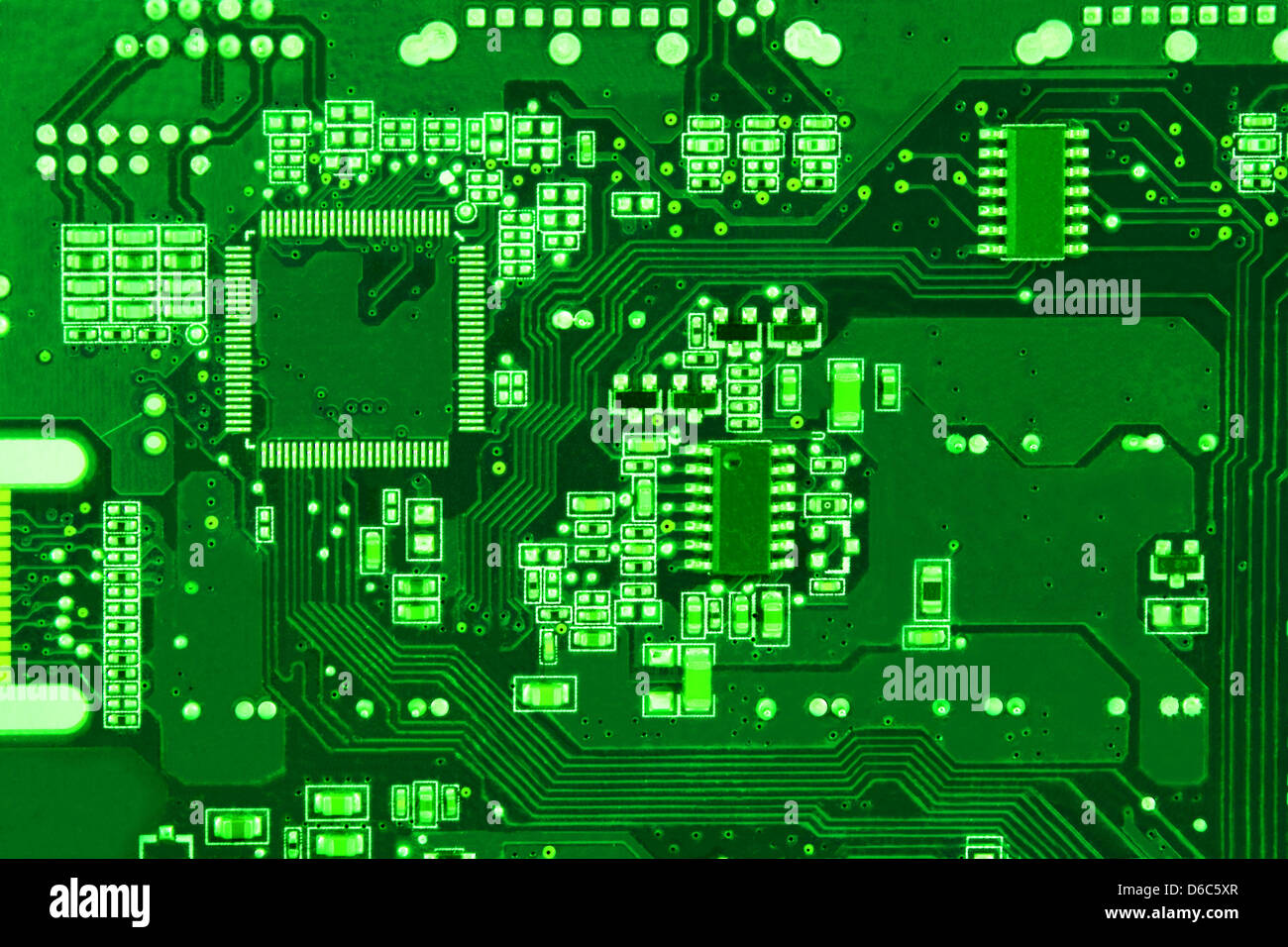 Close-up circuit board background Stock Photo - Alamy