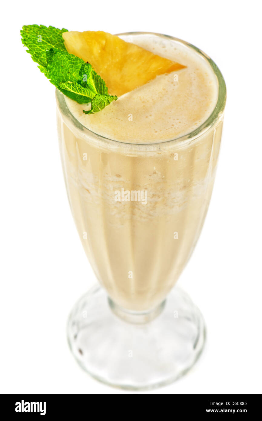 pineapple milk cocktail Stock Photo Alamy