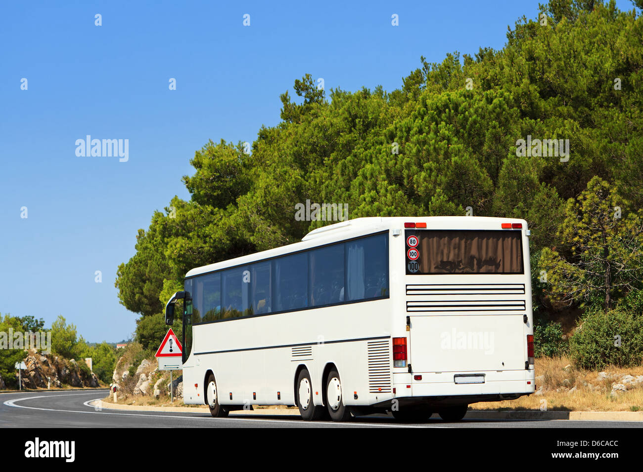 Bus Travel Stock Photo