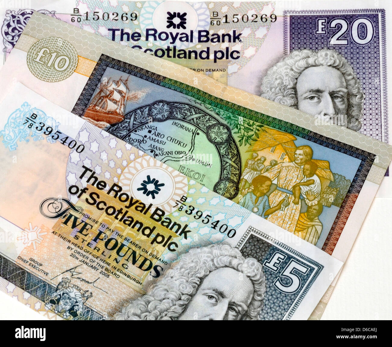 Scottish Bank Notes Stock Photos Scottish Bank Notes Stock