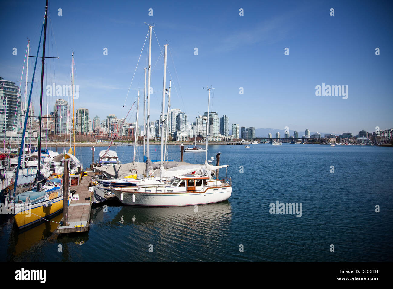 False Creek, Vancouver Stock Photo