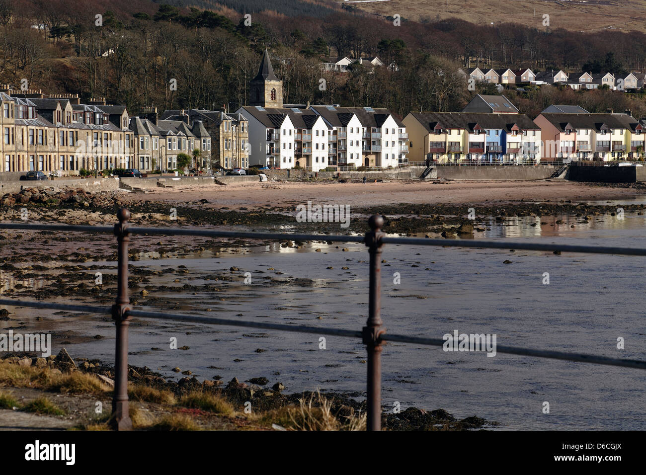 The village of Fairlie on the Firth of Clyde in Ayrshire, Scotland