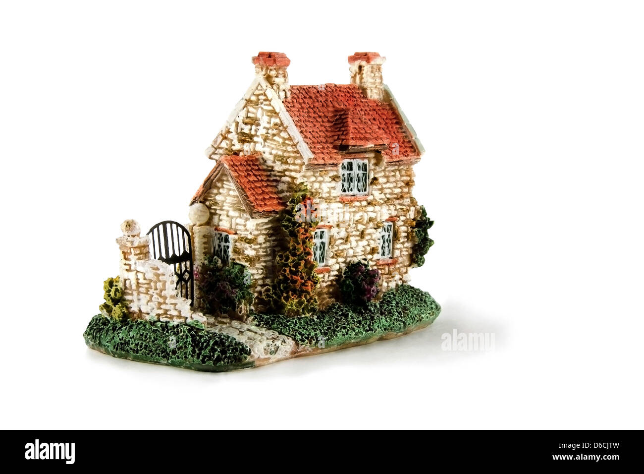 house isolated over white background Stock Photo - Alamy