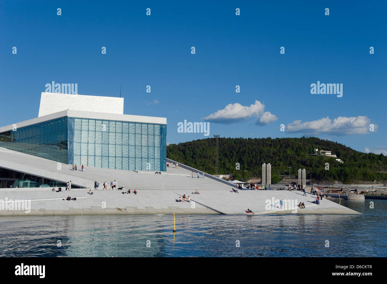 Den Norske Opera & Ballet House, founded in 1957 by Kirsten Flagstad, Oslo, Scandinavia, Europe Stock Photo