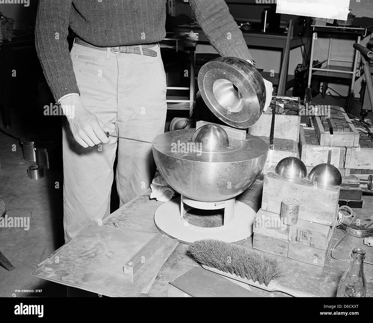 Slotin accident mockup11 Stock Photo Alamy