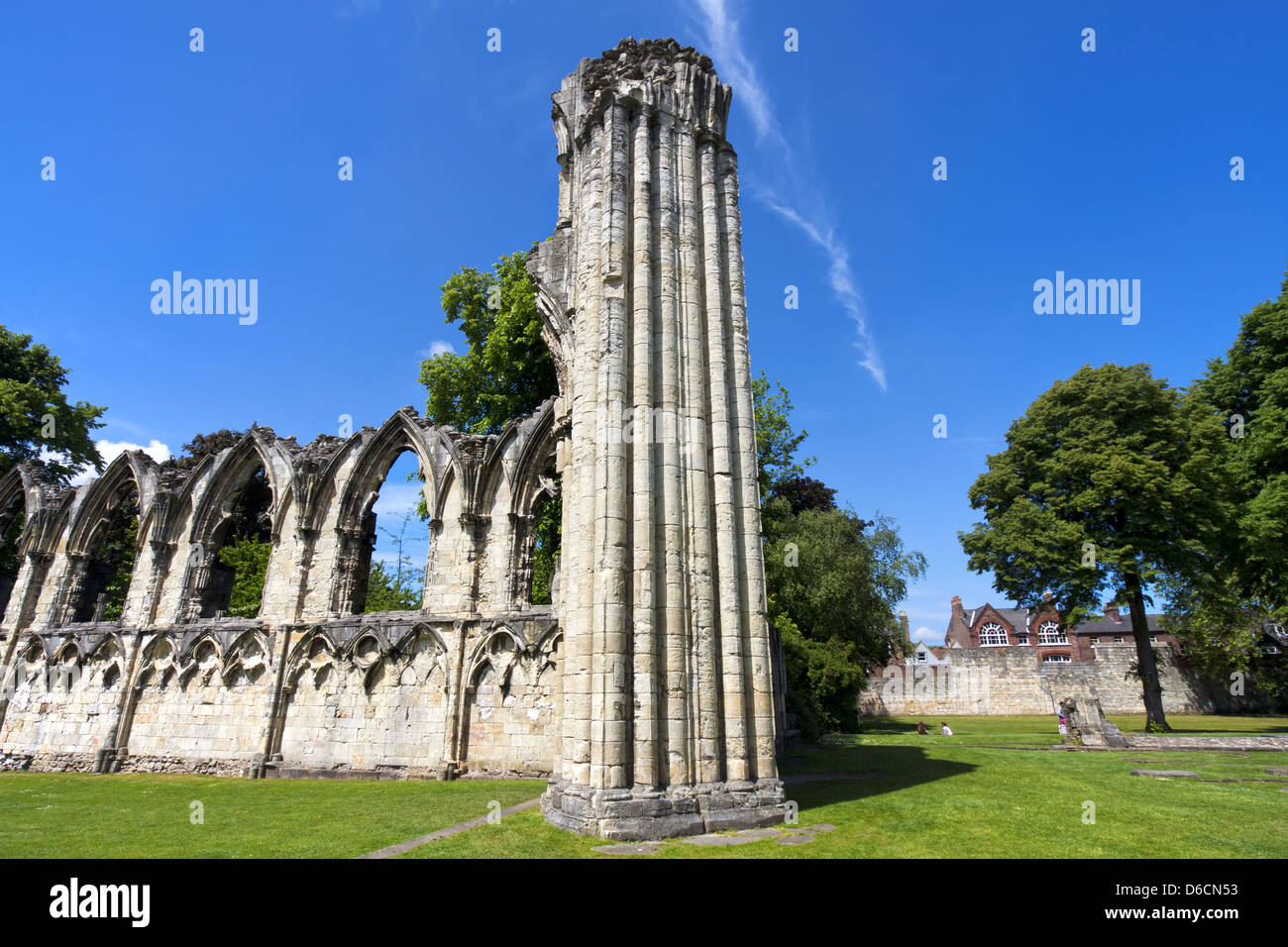 Park in York, England Stock Photo Alamy