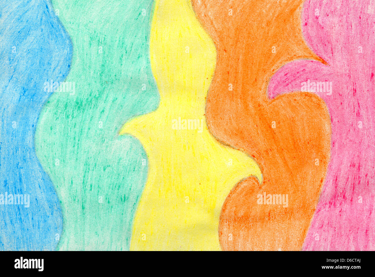 Pencil Color Rainbow Background Stock Photo - Alamy