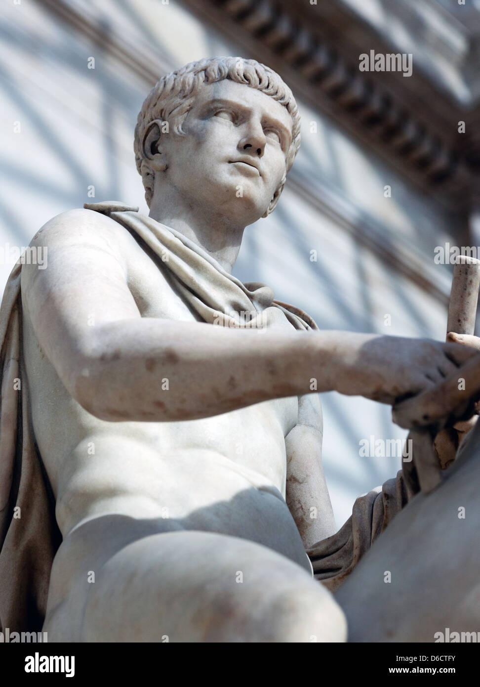 Roman Equestrian Statue The British Museum Stock Photo