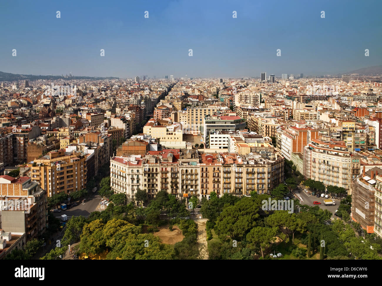 View of Barcelona, Spain Stock Photo - Alamy